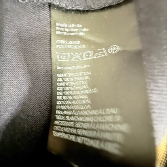 NWT H&M Oversized Vintage Vibes Short Sleeve Rugby Polo Shirt Size - Large - Picture 11 of 11